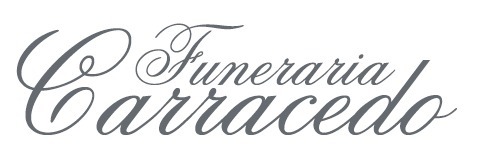 Logo de Funerarias Carracedo con su nombre y estilo de letra